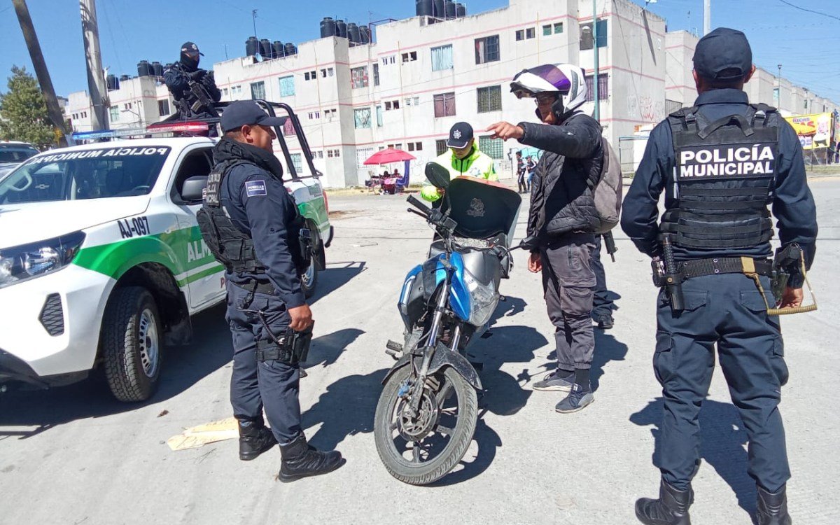 Refuerzan Seguridad en Almoloya de Juárez con Operativos en Transporte Público