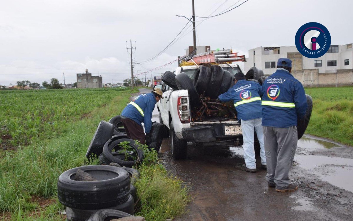 San Mateo Atenco Recicla 102 Toneladas de Neumáticos para Proteger el Medio Ambiente