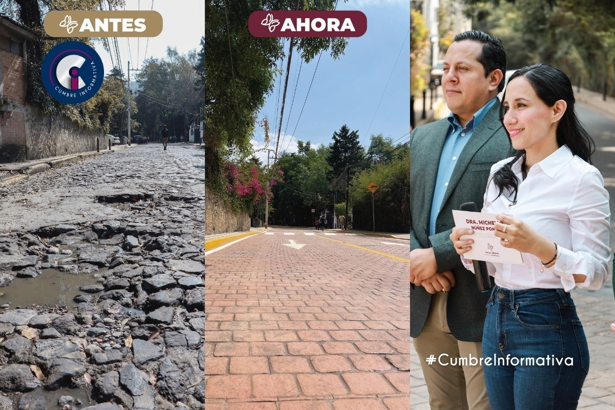 Michelle Núñez entrega rehabilitación de Avenida Toluca, importante vialidad de Valle de Bravo