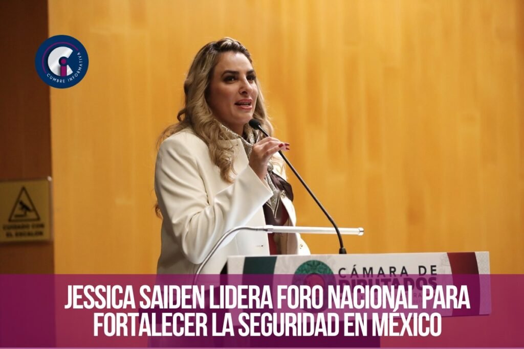 Jessica Saiden lidera foro nacional para fortalecer la seguridad en México