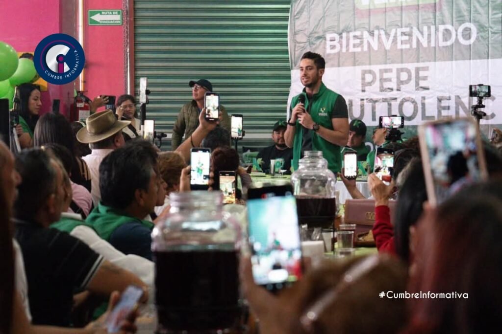 Pepe Couttolenc recorre el Edoméx para fortalecer al Partido Verde y sumar aliados