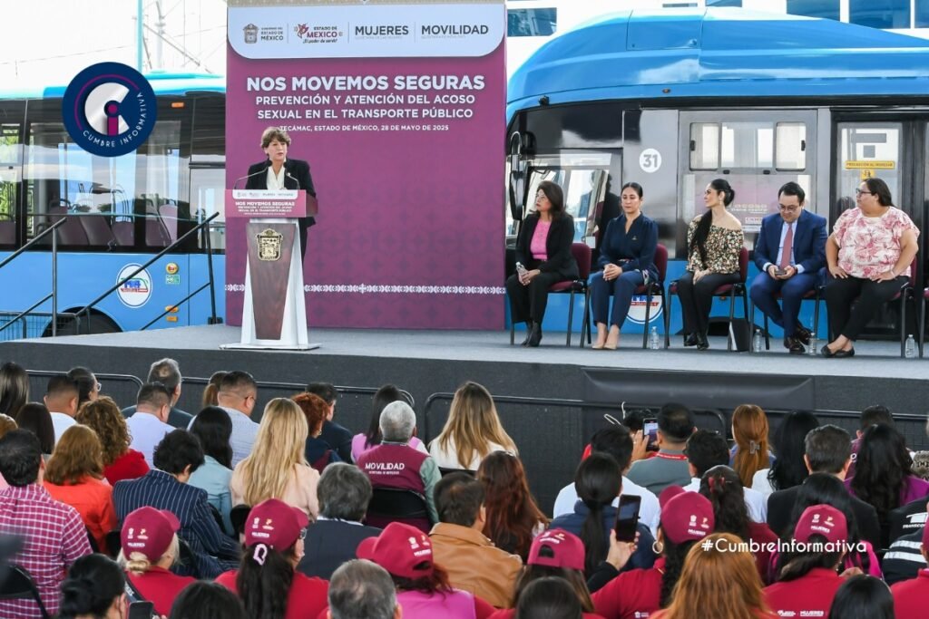 'Delfina Gómez campaña Nos movemos seguras'