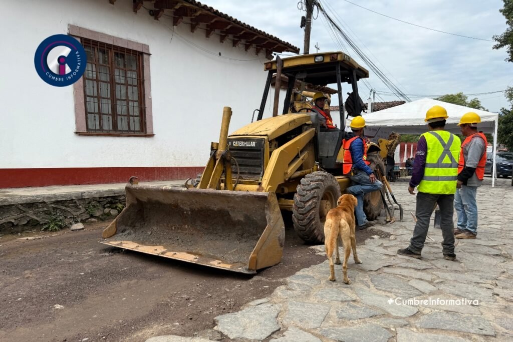Comienza la segunda etapa de la rehabilitación de Avenida Toluca en Valle de Bravo