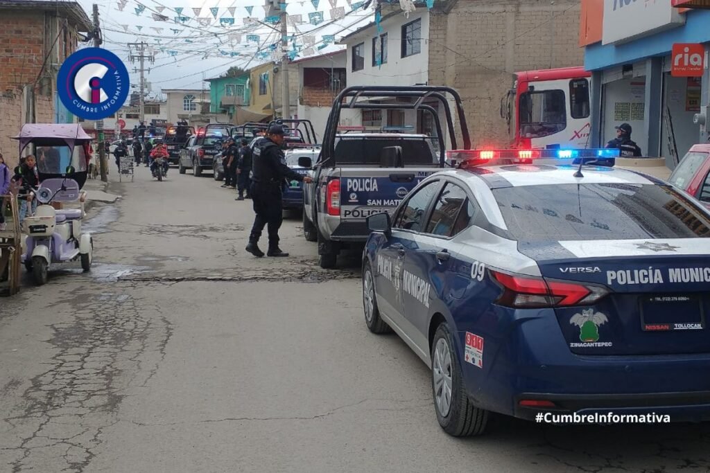 Refuerzan seguridad regional con operativo intermunicipal en el Valle de Toluca