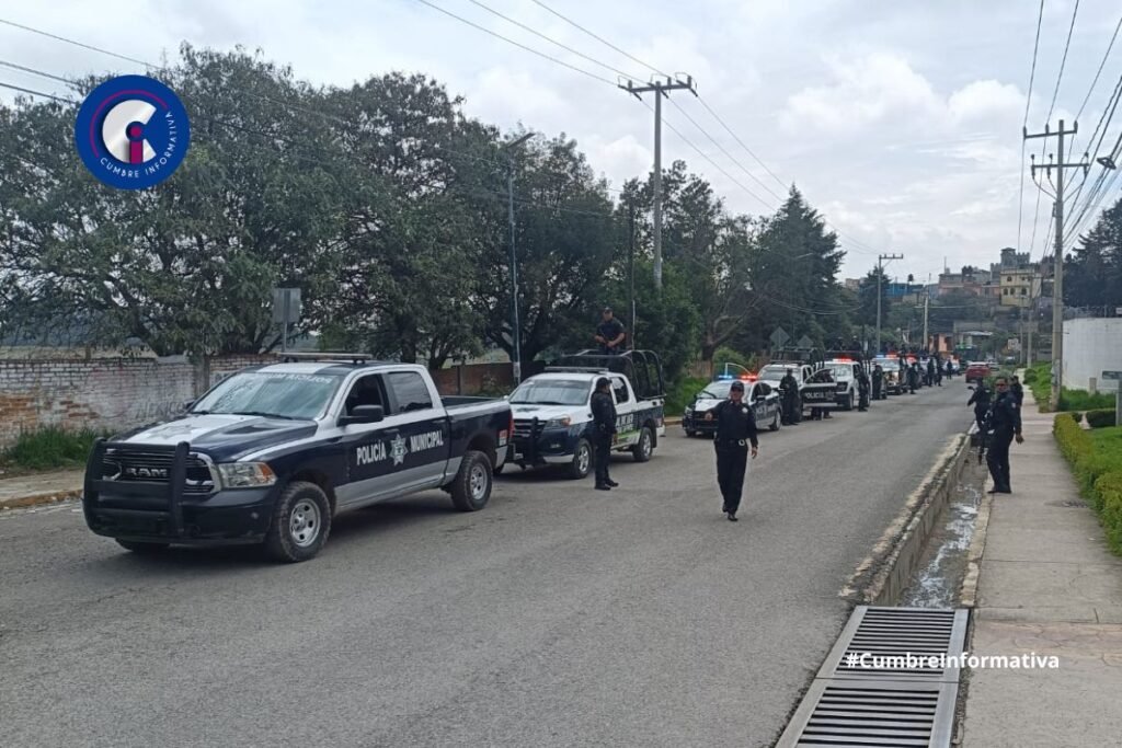 Refuerzan seguridad regional con operativo intermunicipal en el Valle de Toluca