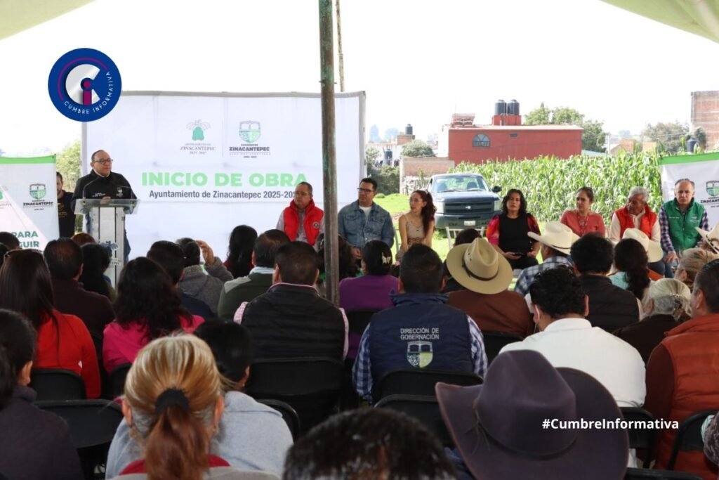 Zinacantepec inicia obra de drenaje sanitario en Santa Cruz Cuauhtenco