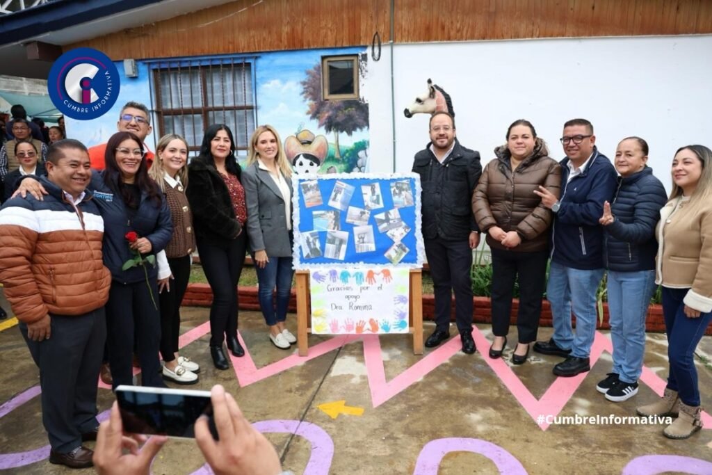 Huixquilucan transforma el Jardín de Niños “Juan Ramón Jiménez” con obras de rehabilitación