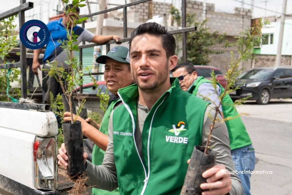 Pepe Couttolenc inicia con la reforestación con meta de 750 mil árboles en Edoméx