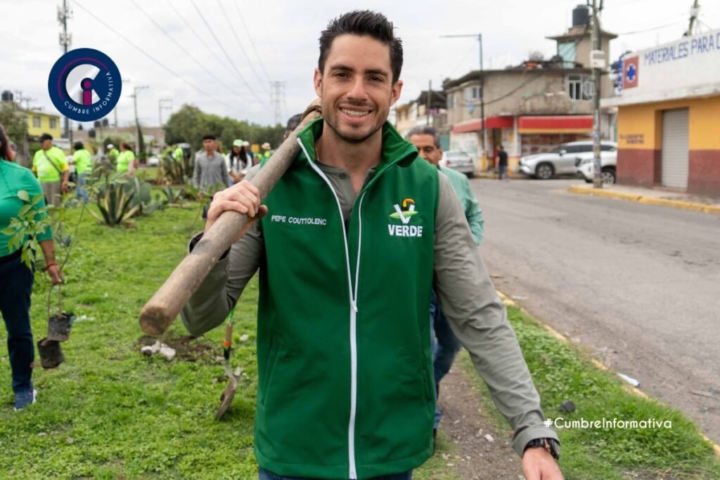 Pepe Couttolenc inicia con la reforestación con meta de 750 mil árboles en Edoméx