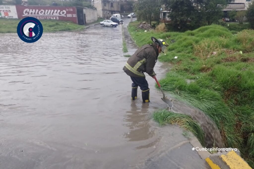'Almoloya de Juárez aplica estrategia ante lluvias'