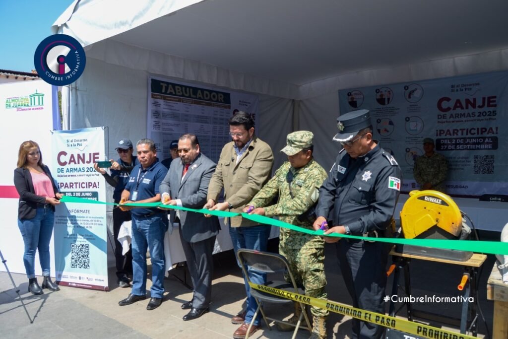 'Almoloya de Juárez inicia programa canje de armas'