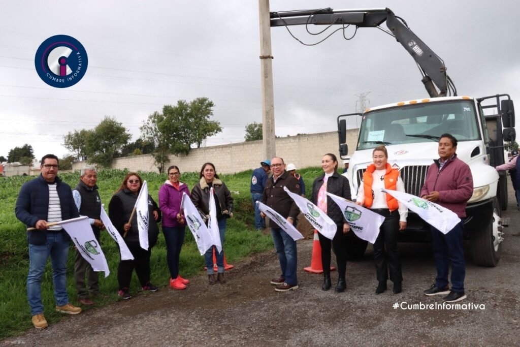 'obra de electrificación en zinacantepec'