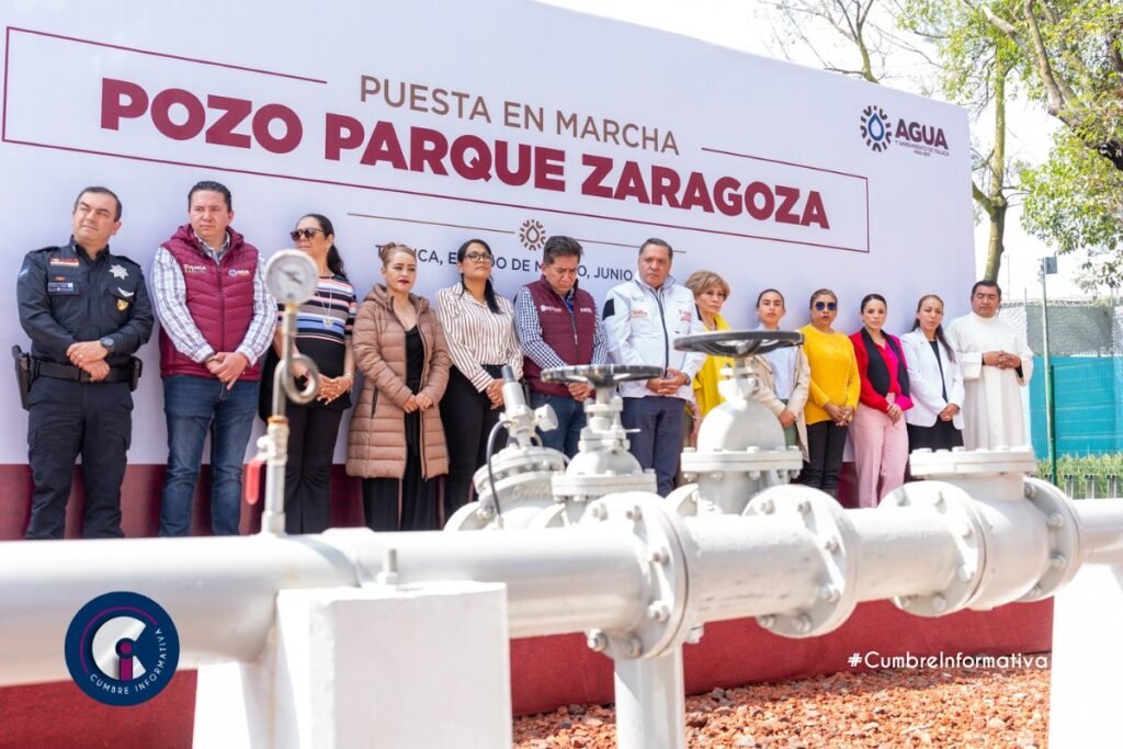 'Toluca inaugura pozo en parque zaragoza'