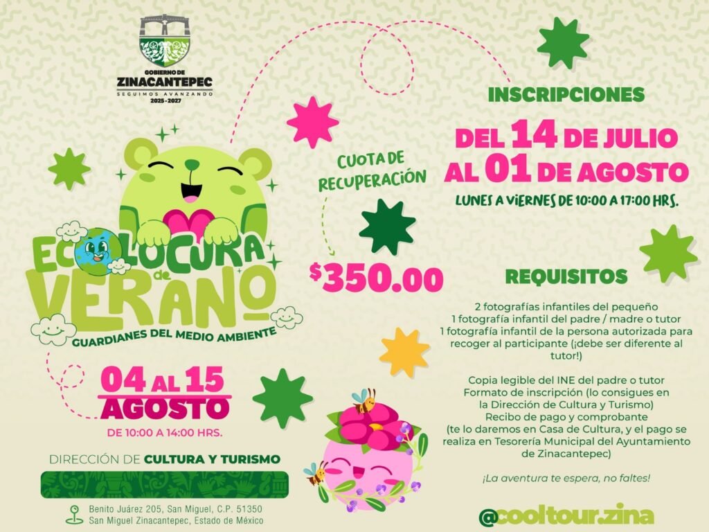 'ecolocura de verano en Zinacantepec'