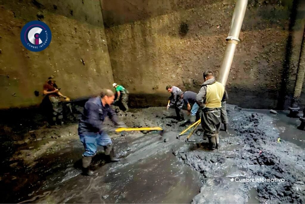 'Edomex limpia cárcamo en Colón y basura en Toluca'