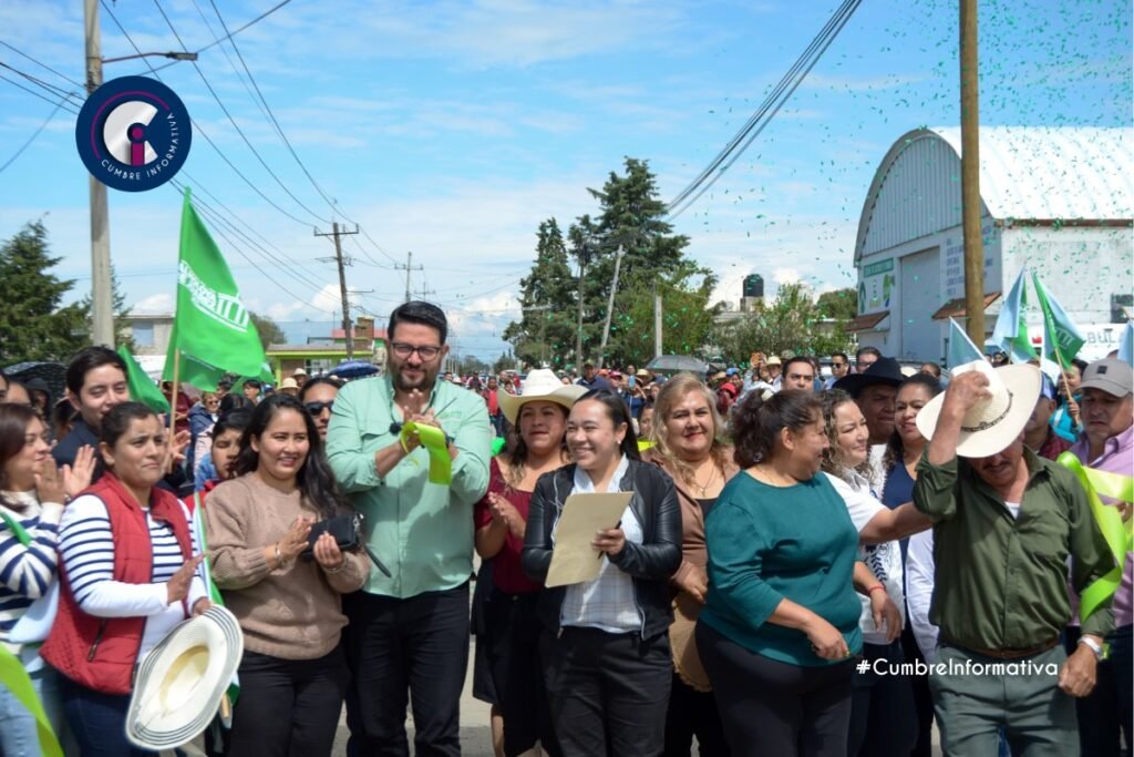 'inicia rehabilitación vial en Almoloya de Juárez'