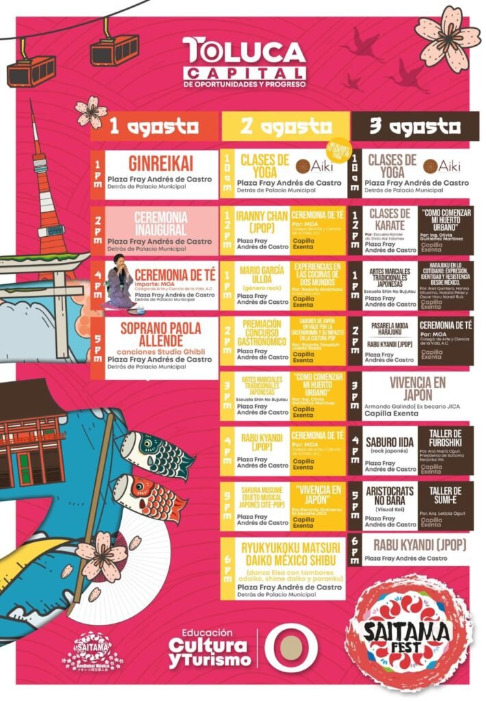 'saitama fest llega a Toluca'