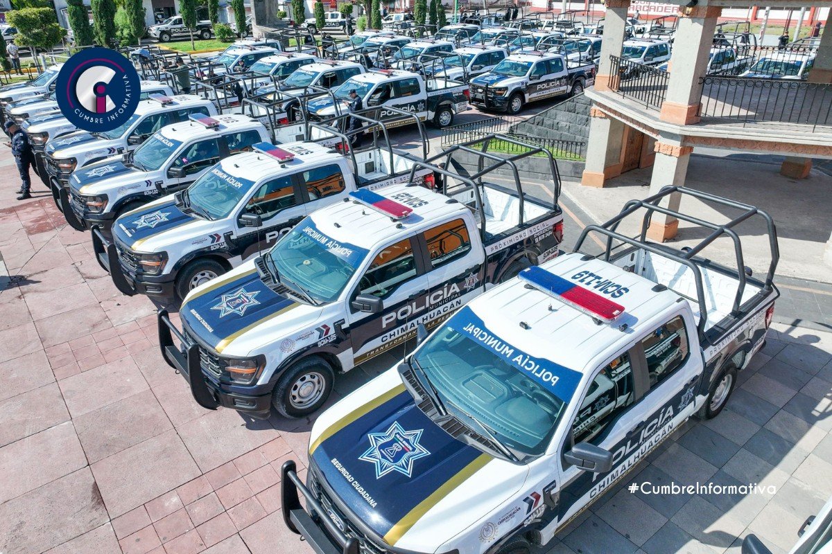 Entregan 20 patrullas nuevas en Chimalhuacán para reforzar la seguridad ...