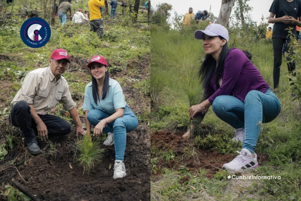 'Michelle Núñez lidera reforestación masiva en Valle de Bravo'