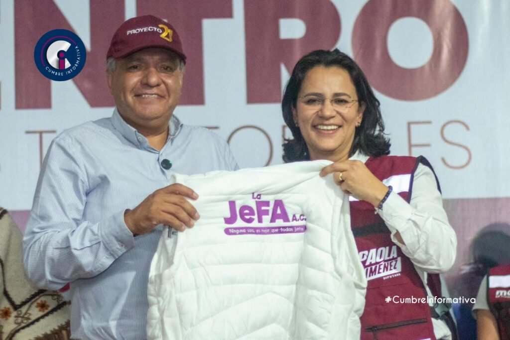 'Paola Jiménez y Ricardo Moreno sellan unidad morena Toluca'