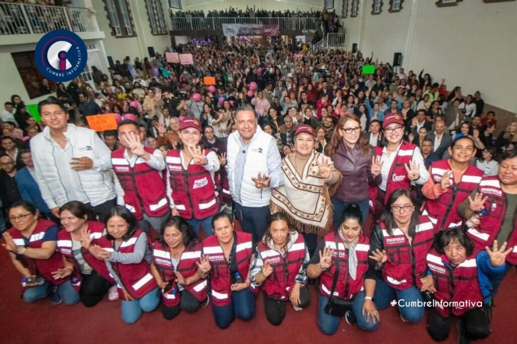 'Paola Jiménez y Ricardo Moreno sellan unidad morena Toluca'