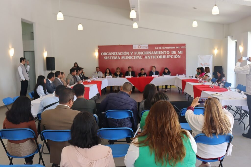 Calimaya impulsa capacitación anticorrupción para fortalecer la transparencia municipal