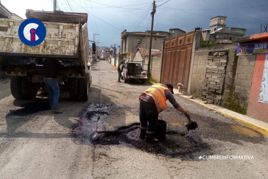 Arranca segunda etapa del Bachetón en Calimaya con mil toneladas de asfalto