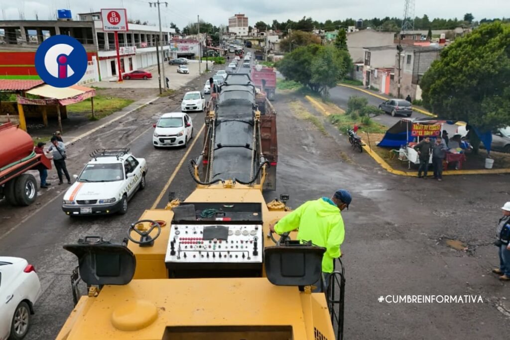 'inician obras en boulevard colibrí en Almoloya de Juárez'