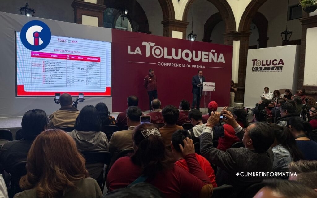 'Toluca perfora 21 pozos para resolver escasez de agua'