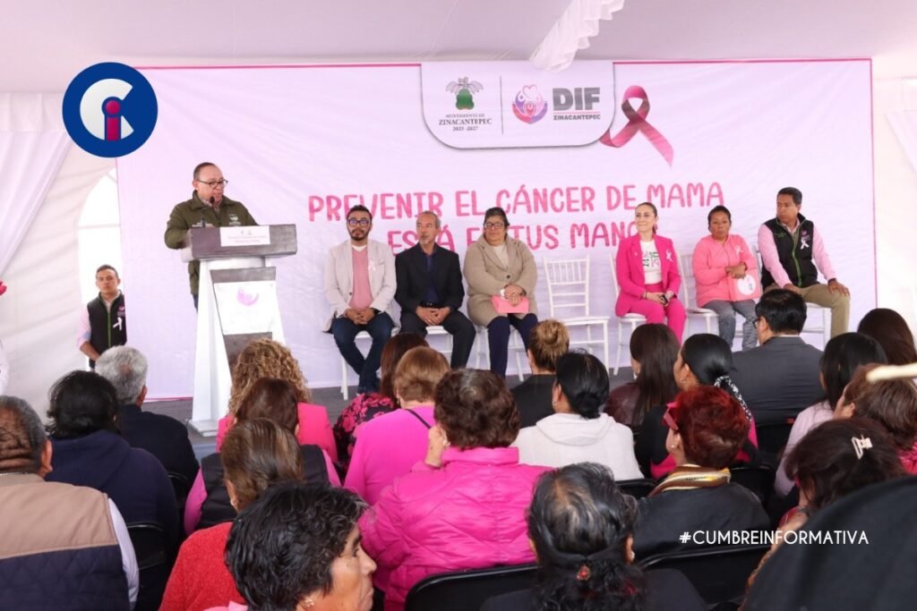 'Zinacantepec impulsa conciencia sobre la prevención del cáncer de mama'