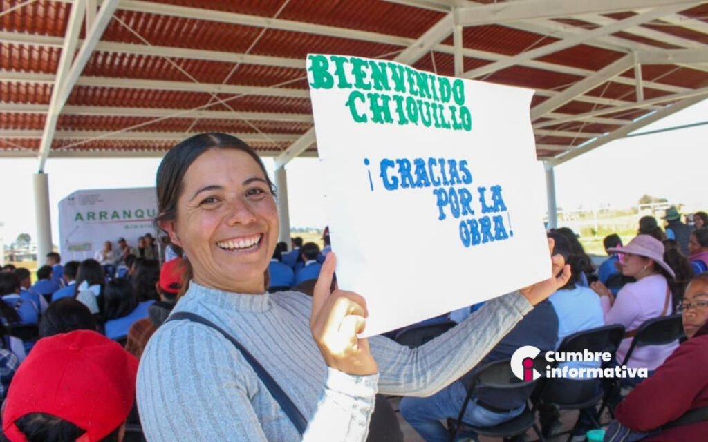 Impulsa Almoloya de Juárez infraestructura educativa y urbana en comunidades rurales