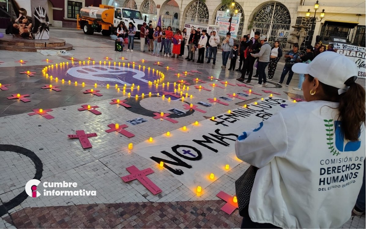 CODHEM acompaña y asesora durante marchas del 25N en Edomex