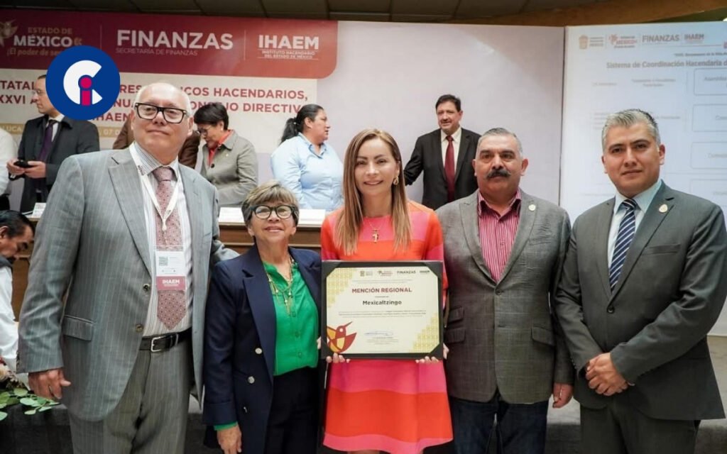 Por primera vez en su historia, el municipio de Mexicaltzingo fue galardonado con una Mención Regional por su destacado desempeño en materia de recaudación fiscal.