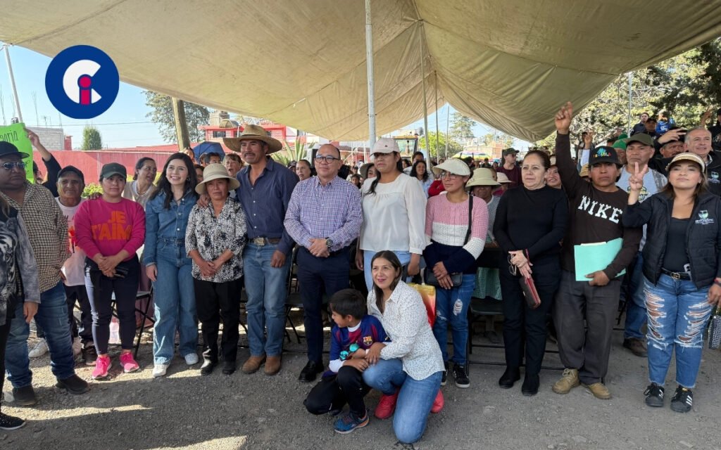 Manuel Vilchis inicia pavimentación y drenaje en San Lorenzo Cuauhtenco, Zinacantepec