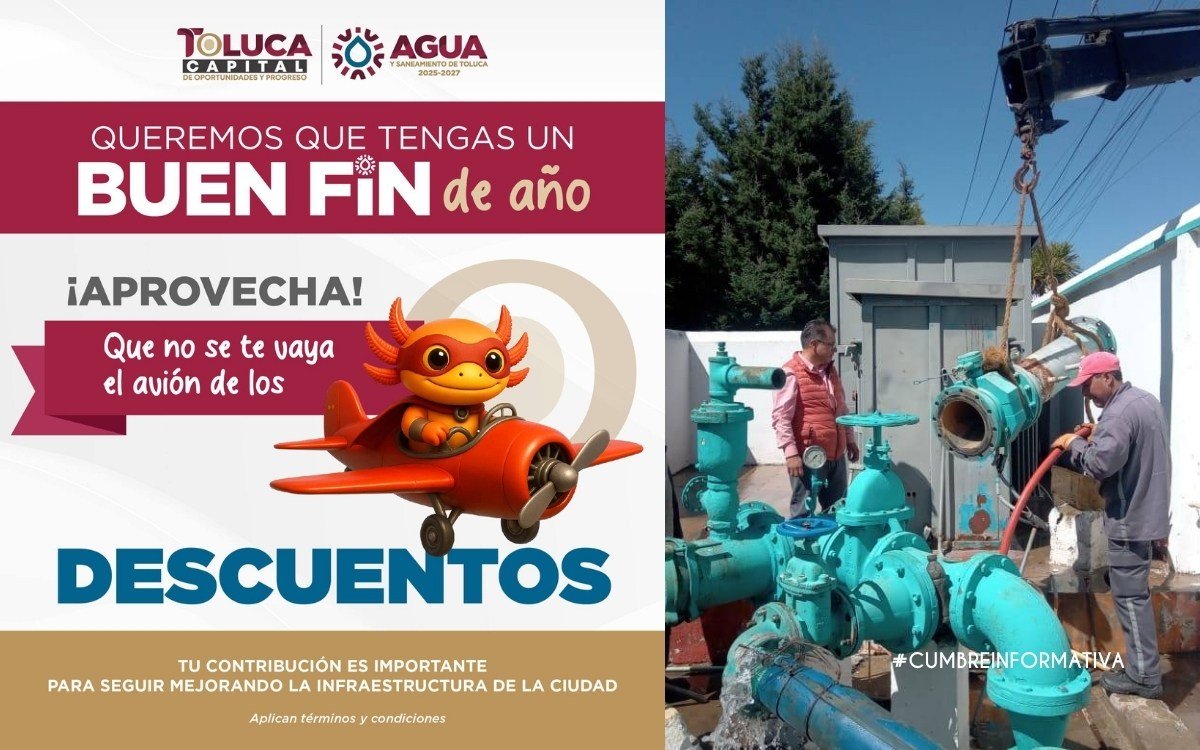 'descuentos en agua potable Toluca'