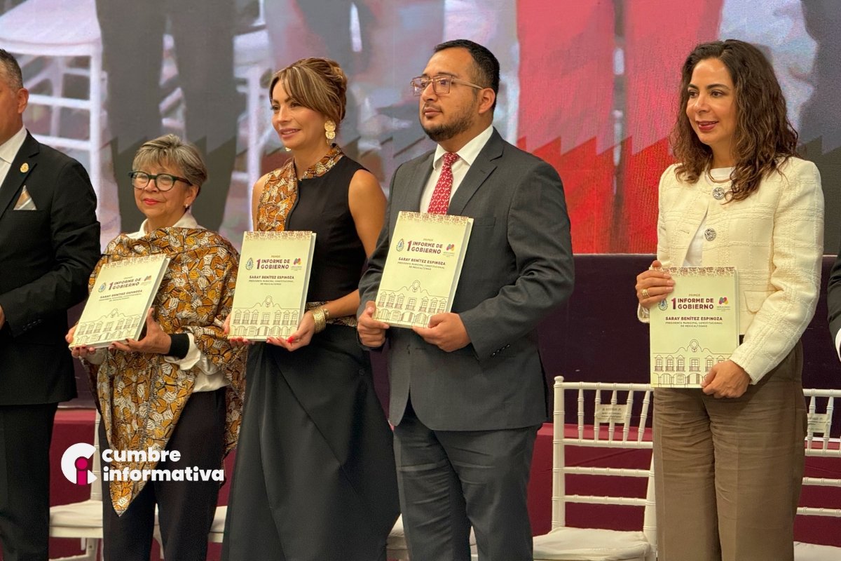 Saray Benítez rinde su primer informe en Mexicaltzingo con respaldo político y compromiso social