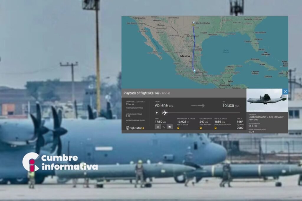 ¿Por qué un Avión militar de EE. UU. aterrizó en Toluca? Esto dice el gobierno