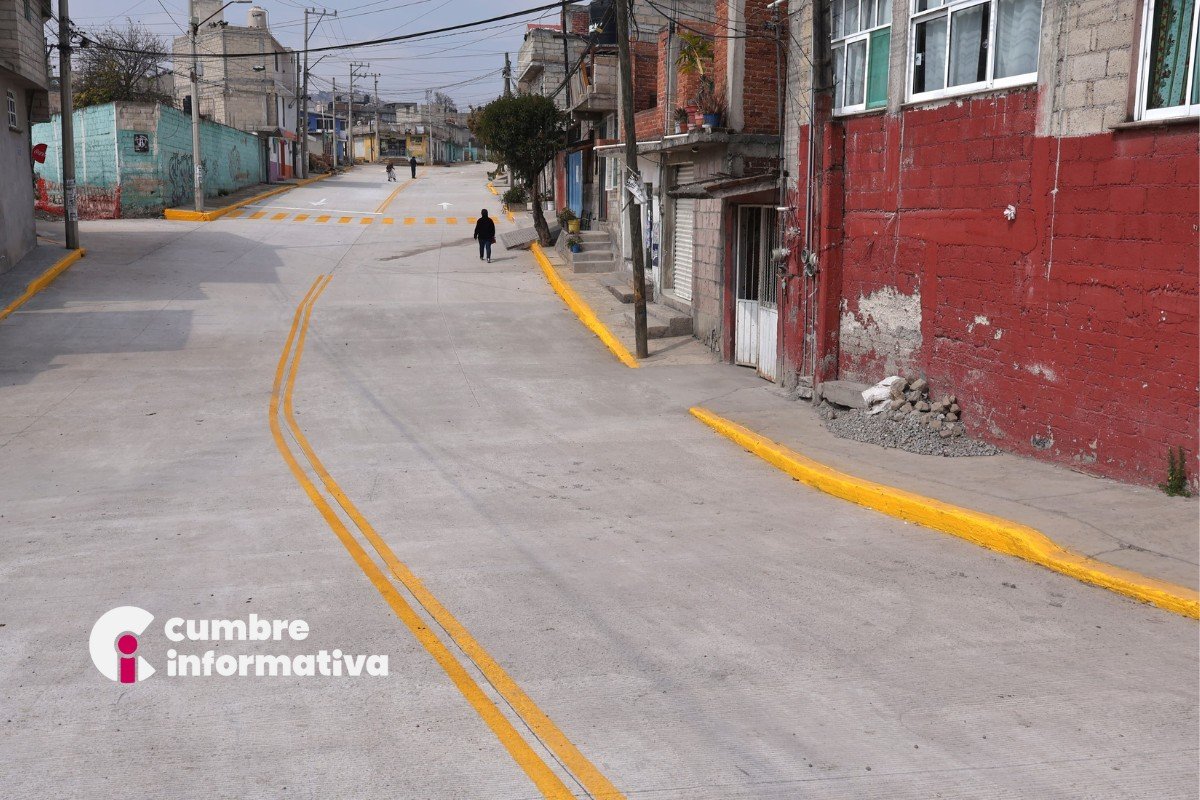 Ricardo Moreno transforma San Juan Tilapa con nueva pavimentación en calle Vicente Guerrero