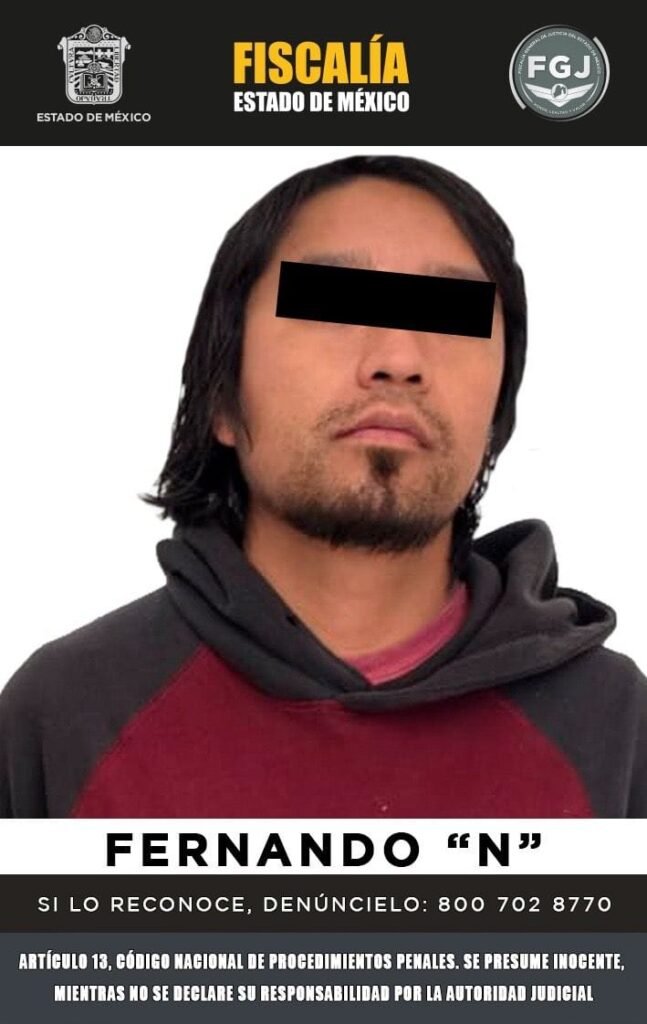 Capturan a Fernando “N” por feminicidio