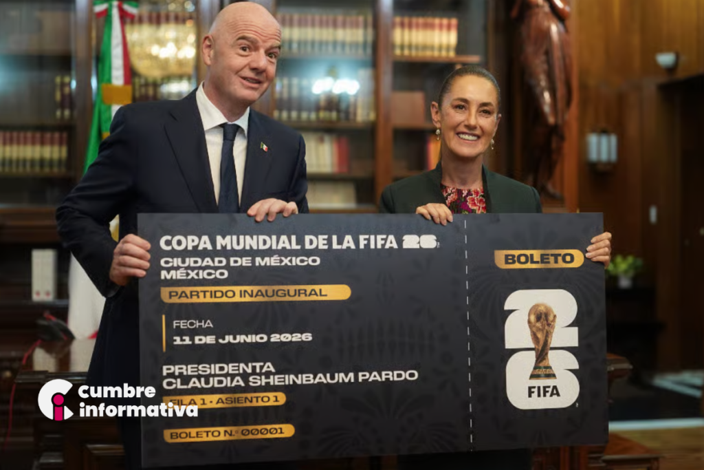 Sheinbaum regala boleto del Mundial