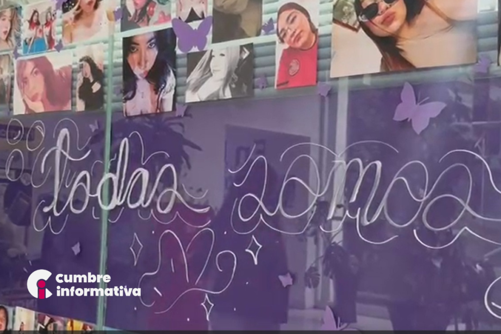 Mural en memoria de Ana Karen