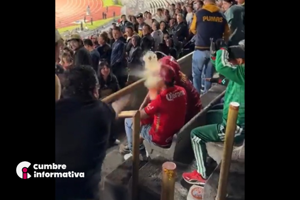 Agreden a aficionado del Toluca en CU