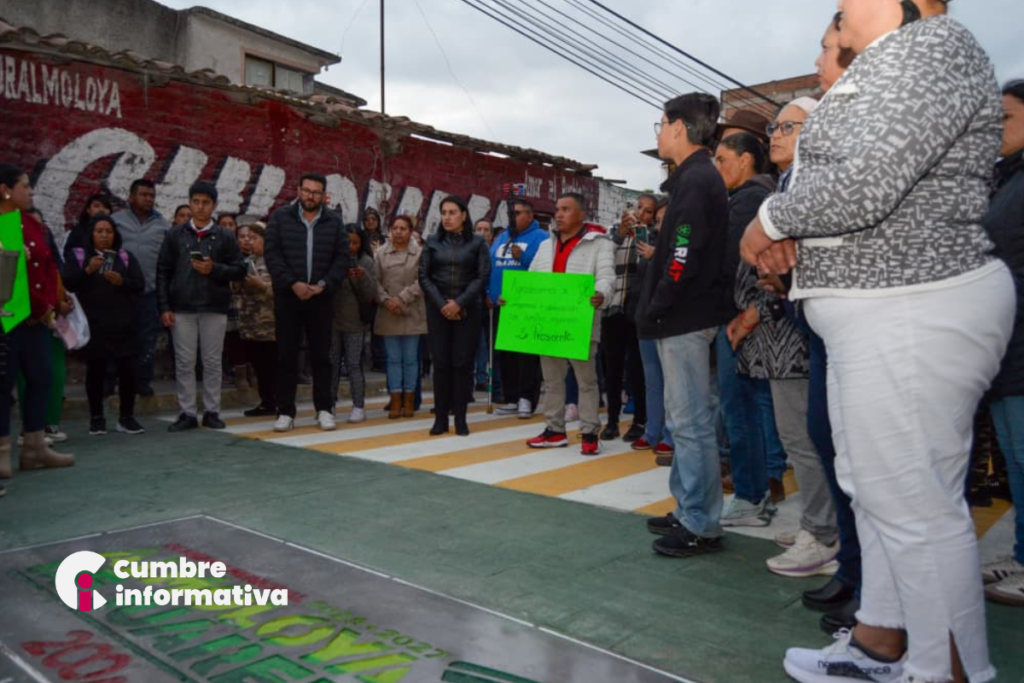 Rehabilitan avenida 5 de Mayo en Almoloya de Juárez