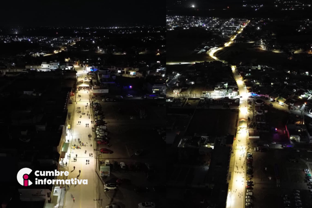 Rehabilitan avenida 5 de Mayo en Almoloya de Juárez