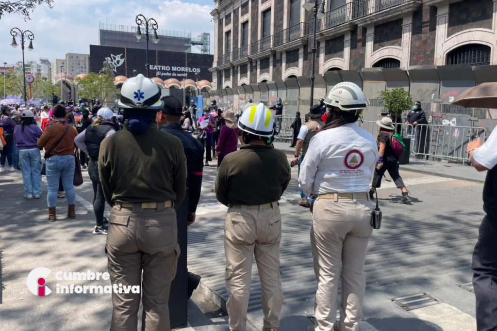 Saldo blanco en marchas del 8M en Edoméx