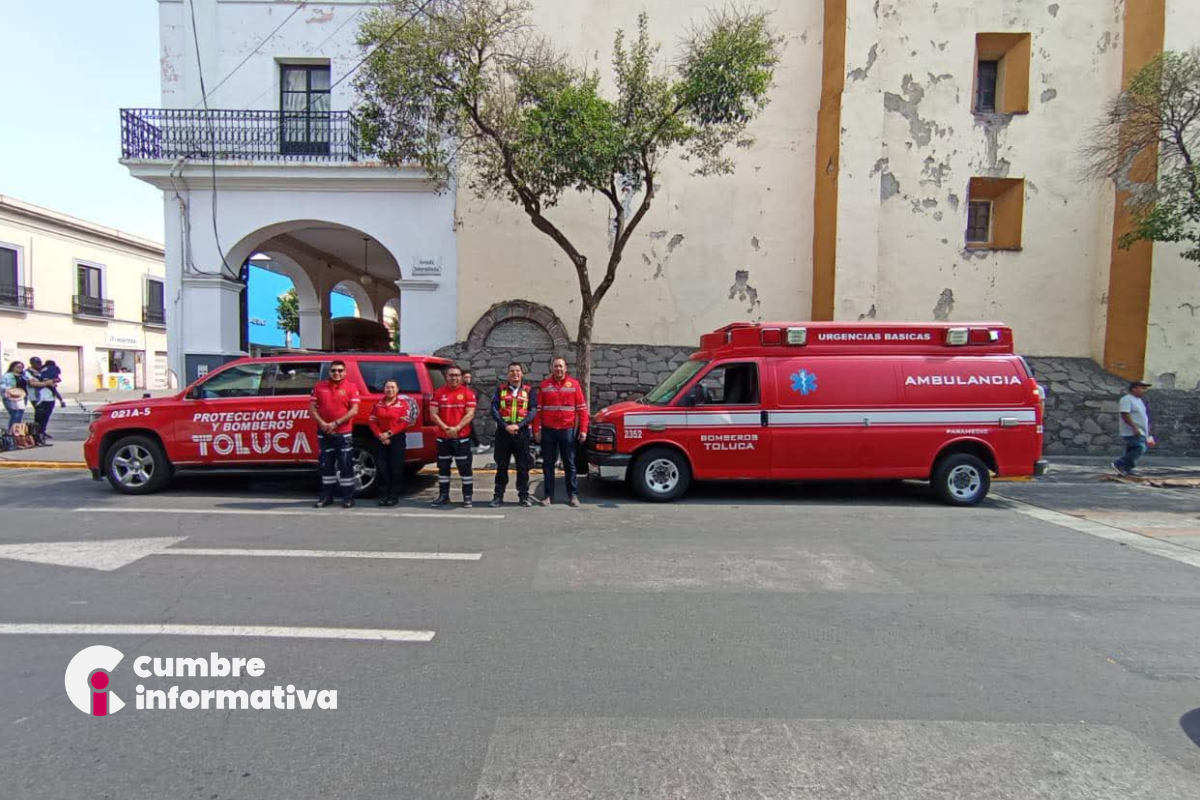 Operativo de Protección Civil Toluca Semana Santa 2026
