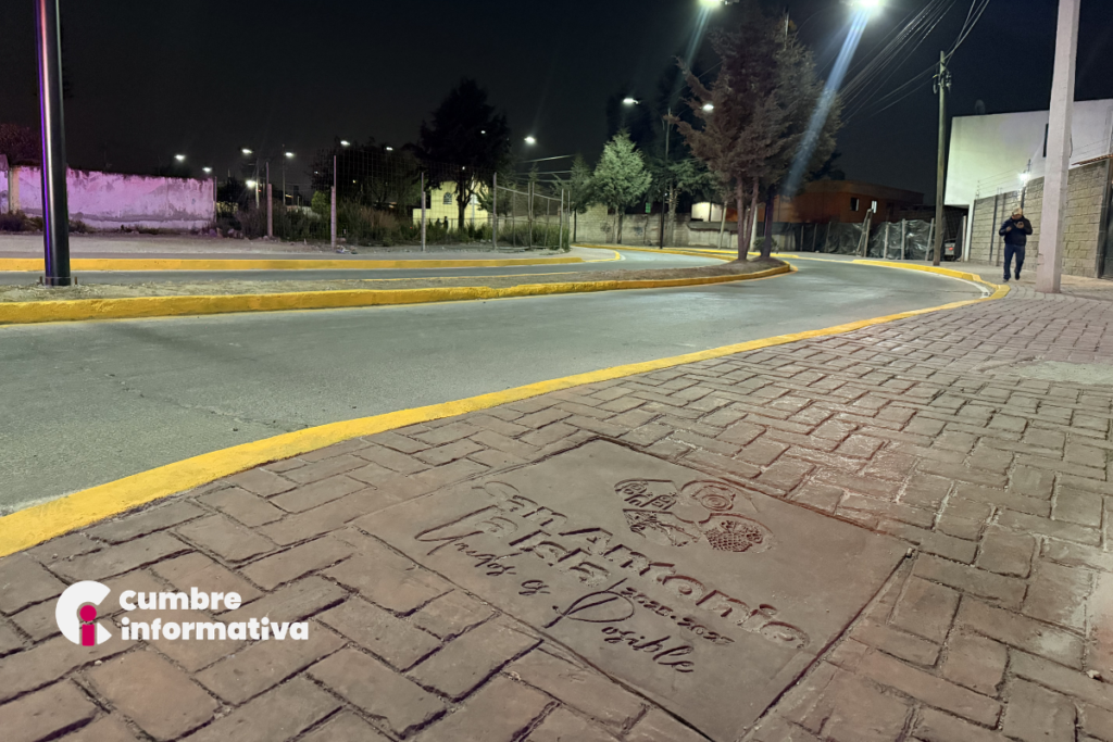 San Antonio La Isla estrena nuevo Sendero Seguro en San Lucas Tepemajalco