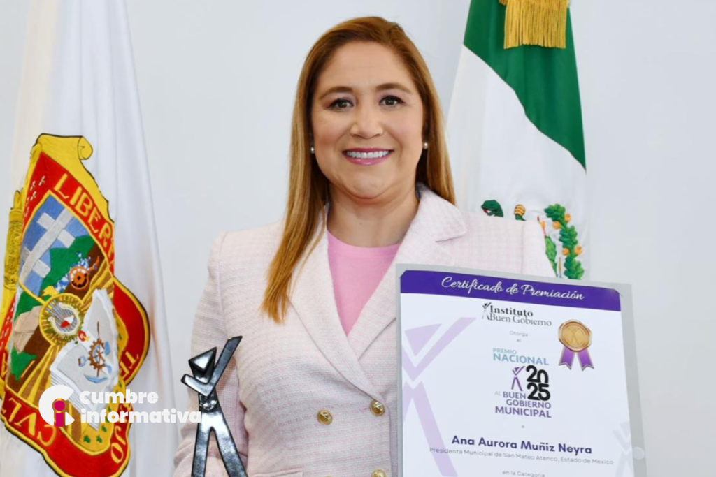 San Mateo Atenco recibe Premio Nacional al Buen Gobierno Municipa