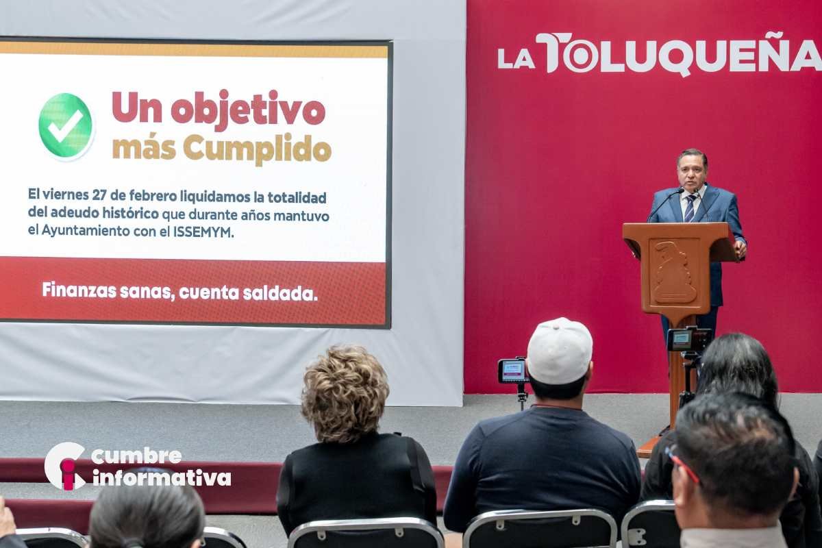 Toluca paga deuda con ISSEMYM