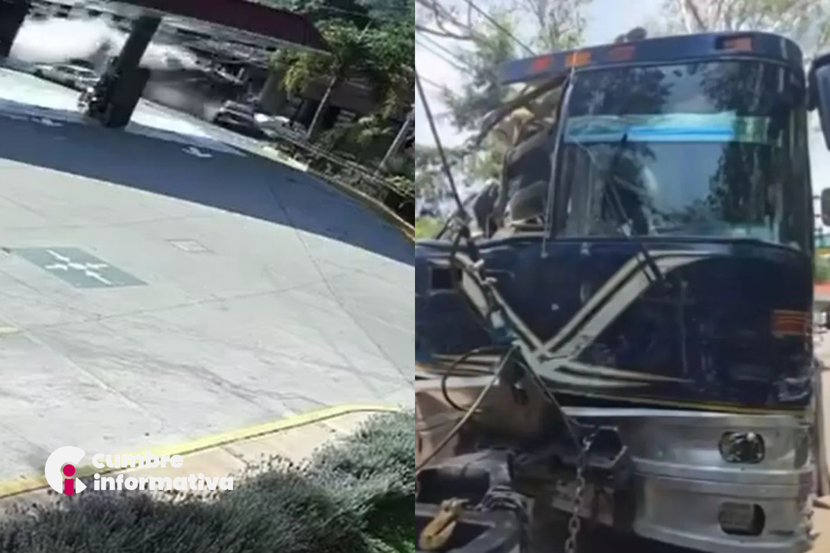 Autobús de Conjunto Primavera choca en Valle de Bravo